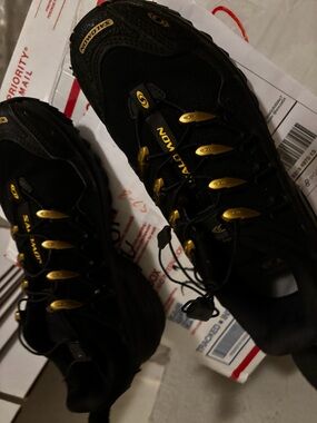 Salomon Black & Gold Trail Shoes